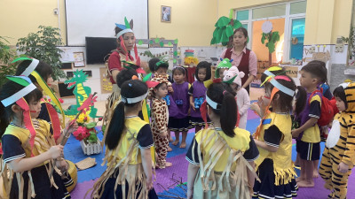 Chuyên đề KPKH thám hiểm rừng xanh của các bé MGL A1