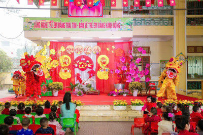 Chương trình " Chào Xuân Bính Ngọ 2026" của các bé MN Yên Hòa