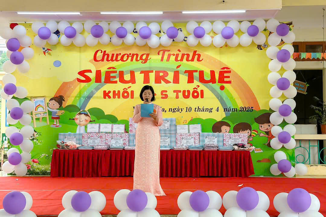 Sân chơi "Siêu trí tuệ" dành cho các bé khối MGN 4-5 tuổi