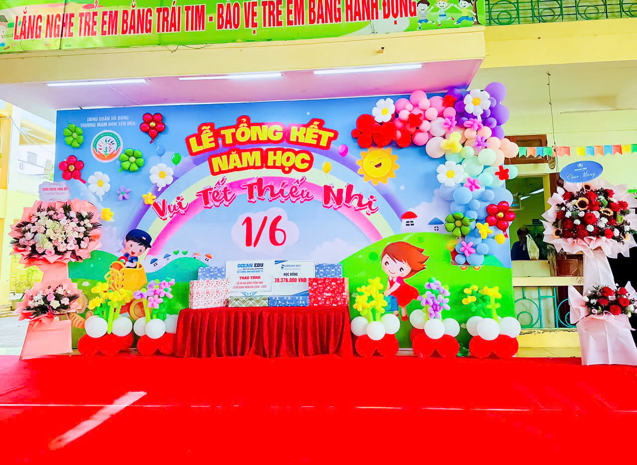 Chương trình Tổng kết năm học và vui tết thiếu nhi 1/6