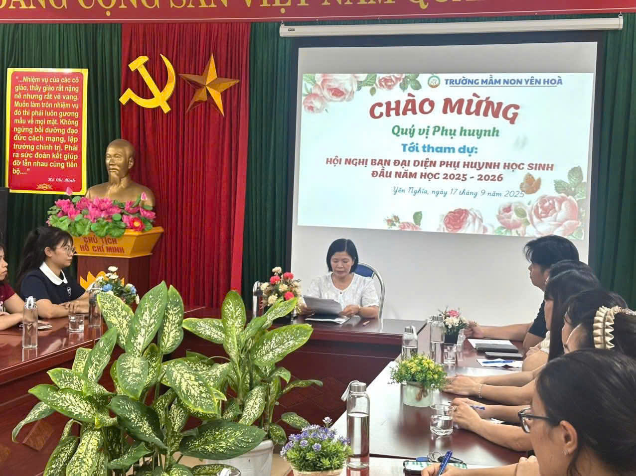 Hội nghị cha mẹ học sinh đầu năm học 2025-2026